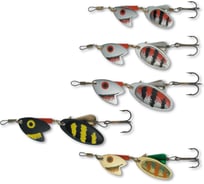 Вращающаяся блесна Mepps Tandem Truite NOIR/JAUNE №0, 3.5г, блистер 0004507