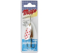 Вращающаяся блесна Mepps Comet PTS Rouges AG №4, 8г, блистер 0004477