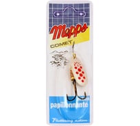 Вращающаяся блесна Mepps Comet PTS Rouges AG №3, 6.5г, блистер 0004476
