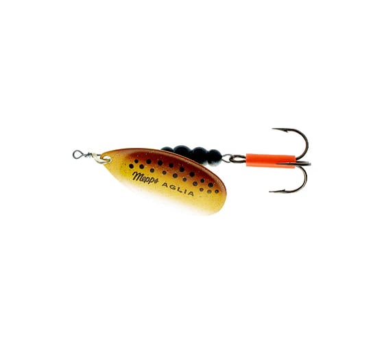 Вращающаяся блесна Mepps Aglia BROWN TROUT №4, 9г, блистер 0009269 1