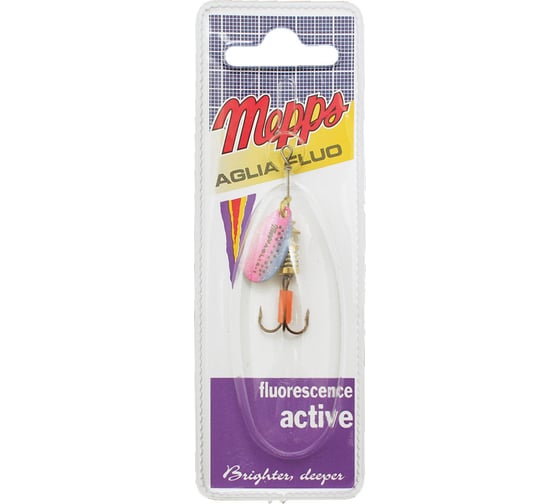 Вращающаяся блесна Mepps Aglia RAINBOW TROUT №1, 3.5г, блистер 0009272 1