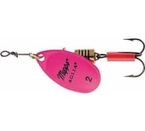 Вращающаяся блесна Mepps Aglia FLUO ROSE №1, 3.5г, блистер 0005779