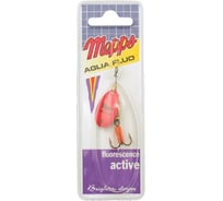 Вращающаяся блесна Mepps Aglia FLUO ROUGE №2, 4.5г, блистер 0005784