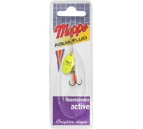 Вращающаяся блесна Mepps Aglia FLUO CHARTR №1, 3.5г, блистер 0004452