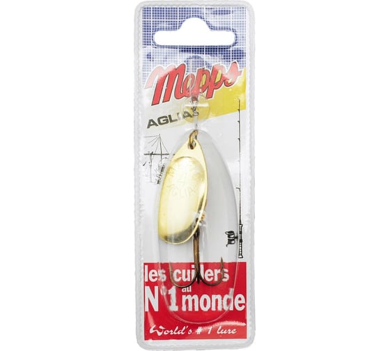 Вращающаяся блесна Mepps Aglia OR №4, 9г, блистер 0005663