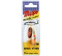 Вращающаяся блесна Mepps Black Fury ORANGE MCH CU №3, 6.5г, блистер 0034984
