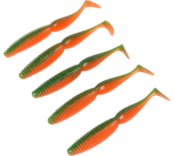 Съедобные искусственные виброхвосты LUCKY JOHN LJ Pro Series MEGAWORM 4.0in, 10.16 /T56, 5 шт. 140191-T56