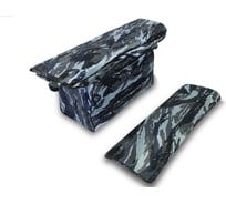 Комплект лодочных накладок GL Marine Оксфорд, серые KNOxсер-100/24