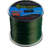 Леска Onlitop V8 капрон, на карпа, темно-зеленая d=0,45 мм, 300 м, 27.5 кг 132381