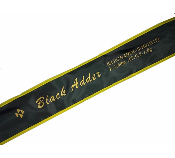 Спиннинг СЕЗОН РЫБАЛКИ BLACK ADDER NANO 2 секции, цельная вершина, 1.68 м BA562NANOL-S-H01G1Fj