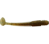 Силиконовая приманка СИМАЛЕНД Master Twist FRY 3.9", цвет 015, набор 4 шт., темно-зеленый 7846491