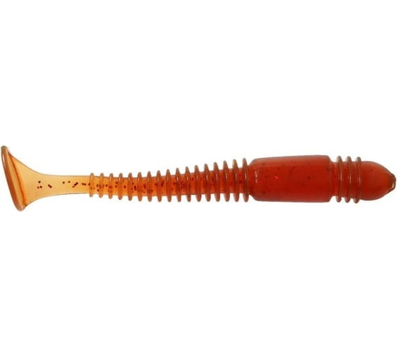Силиконовая приманка СИМАЛЕНД Master Twist FRY 3.9", цвет 044, набор 4 шт., коричневый 7846563 1