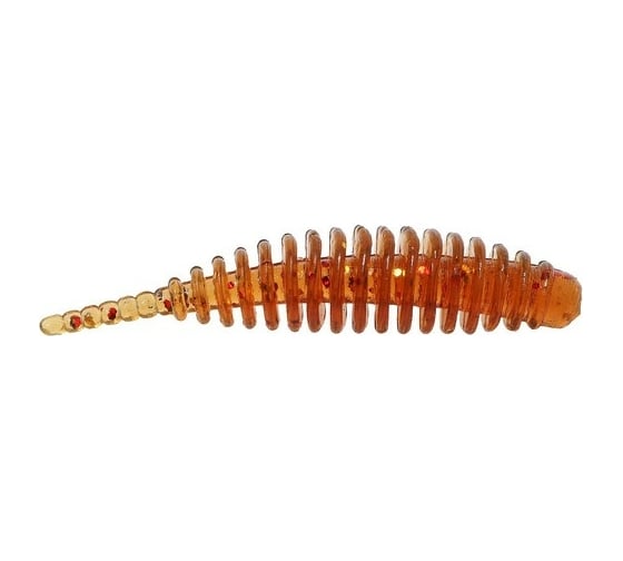 Силиконовая приманка СИМАЛЕНД Master Twist LEECH 1.5", цвет 044, набор 10 шт., коричневый 7846593 1