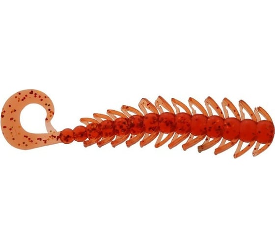 Силиконовая приманка СИМАЛЕНД Master Twist SKOLOPENDRA 3", цвет 049, набор 5 шт., бордовый 7846589