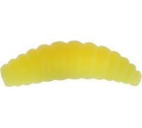 Силиконовая приманка СИМАЛЕНД Master Twist MAGGOT 1.4", цвет 004, набор 7 шт., светло-желтый 7846523