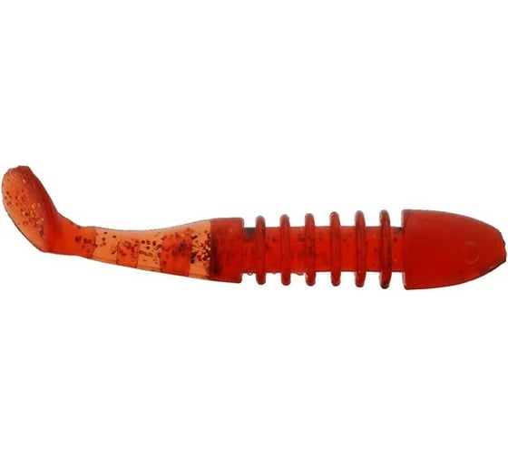 Силиконовая приманка СИМАЛЕНД Master Twist SKELETON 3", цвет 049, набор 5 шт., бордовый 7846618