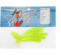 Силиконовая приманка СИМАЛЕНД Master Twist STICK 3.5", цвет 009, набор 5 шт., светло-зеленый 7846509