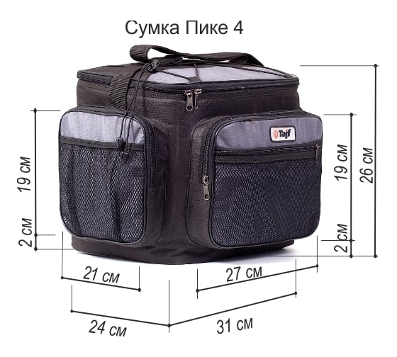 TAIFHUNTER Сумка PIKE 4 РС-0011-310x240x260и РС-0011-310х240х260и