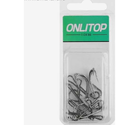 Двойной крючок Onlitop Double размер 2, 10 шт. 4608094 1