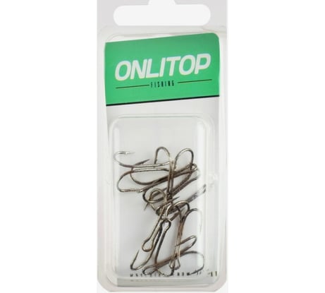 Двойной крючок Onlitop Double размер 6, 10 шт. 4608096