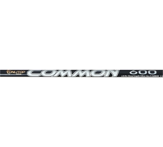 Удочка с кольцами Onlitop Common Carbon, 6 м, тест 5-25 г 1867232