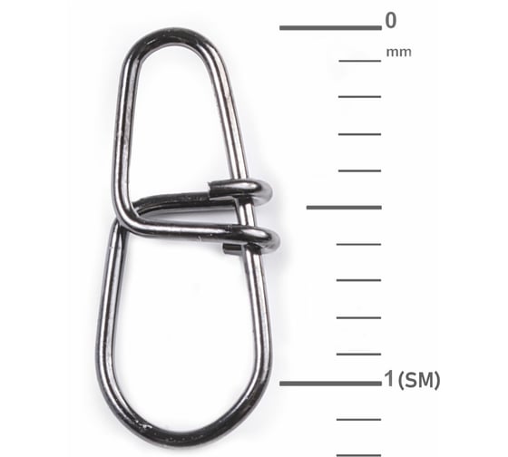Застежки Lucky John Pro Series CROSSLOCK, 001, 5x10шт LJP5110-001SET