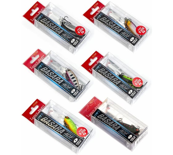 Плавающие воблеры Lucky John Pro Series BASARA F 04.00/011SET 6шт LJVP-011SET