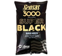 Прикормка Sensas 3000 Super BLACK Bremes 1кг 11572