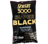 Прикормка Sensas 3000 Super BLACK Gardons 1кг 11562