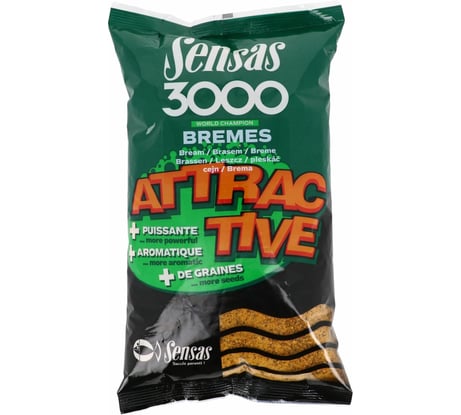 Прикормка Sensas 3000 ATTRACTIVE Bremes 1кг 13882