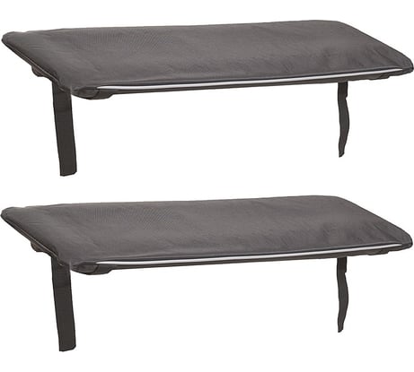 Комплект мягких накладок на сиденье КОВЧЕГ 60, чёрный 766060804