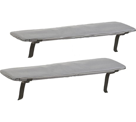 Комплект мягких накладок на сиденье КОВЧЕГ 60, серый 766060798