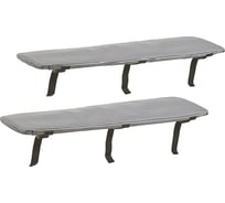 Комплект мягких накладок на сиденье КОВЧЕГ 70, серый 766060811