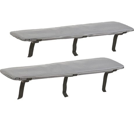 Комплект мягких накладок на сиденье КОВЧЕГ 70, серый 766060811