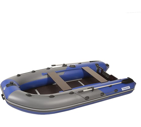 Моторная килевая лодка КОВЧЕГ Пилот 330 ЖС, серый/синий 725300203