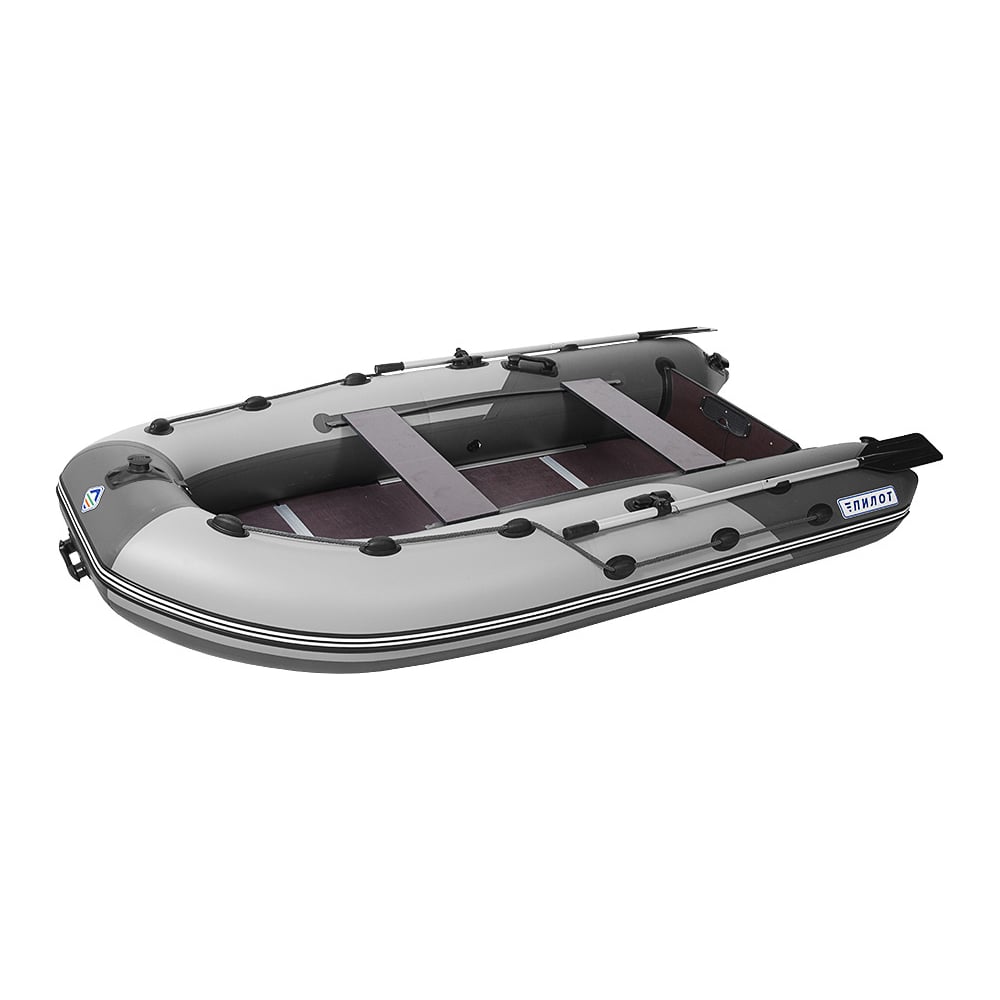 Моторная килевая лодка КОВЧЕГ Пилот 330 ЖС, серый/тёмно-серый 725300197 ...