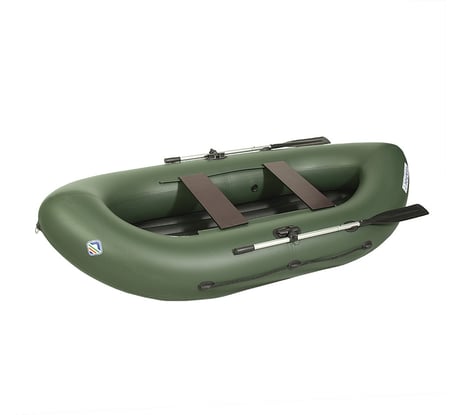 Гребная лодка КОВЧЕГ Лоцман Турист 280 ВНД зелёный 766062877
