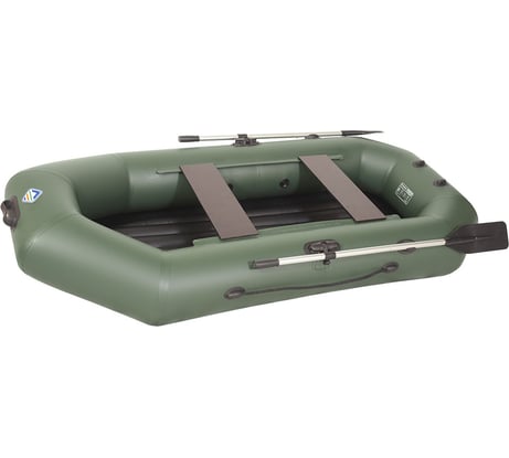 Гребная лодка под мотор КОВЧЕГ Лоцман Стандарт 240 ВНД зелёный 766062839