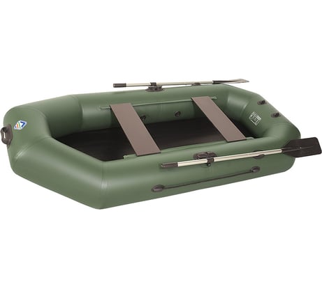 Гребная лодка под мотор КОВЧЕГ Лоцман Стандарт 280 зелёный 766063195