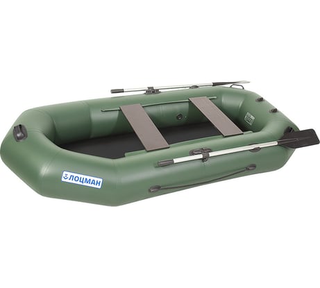 Гребная лодка под мотор КОВЧЕГ Лоцман Профи 240 зелёный 766062990