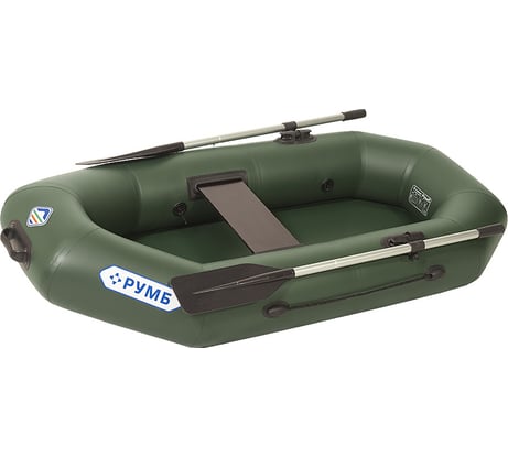 Гребная лодка КОВЧЕГ Румб 220 зелёный 734957938