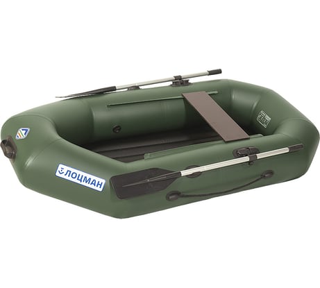 Гребная лодка КОВЧЕГ Лоцман Стандарт 220 ВНД зелёный 766062792