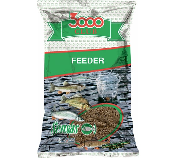 Прикормка Sensas 3000 Club FEEDER 1кг 10881 1
