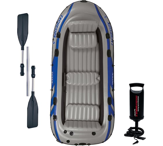 Лодка надувная Intex экскурсия-5 68325