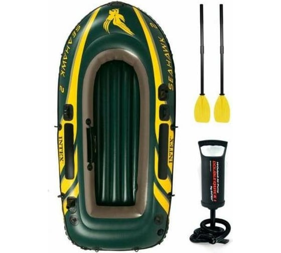 Лодка надувная Intex Seahawk 2 68347