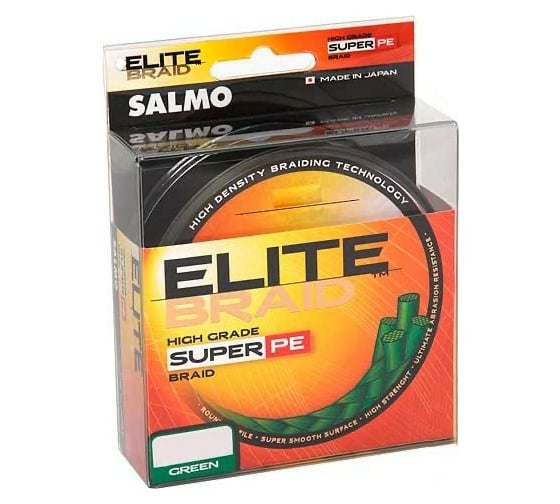Плетеная леска SALMO Elite BRAID Green 125/009 4814-009