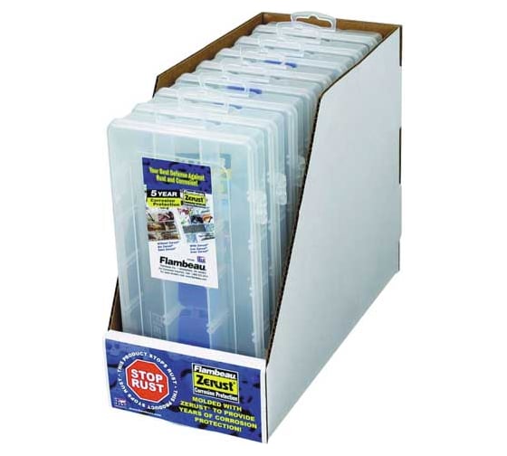 Рыболовная пластиковая коробка Flambeau 3003 TUFF TAINER ZERUST Display