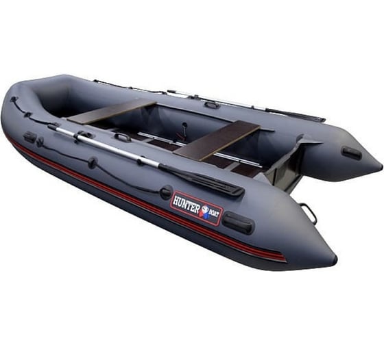 Лодка Hunterboat Хантер 390, серая 4627110222335