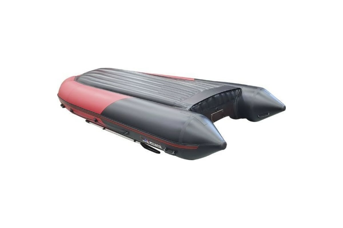 Лодка Hunterboat Хантер 420 ПРО красная/черная 4627110222007 - выгодная ...