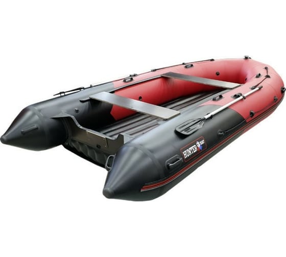 Лодка Hunterboat Хантер 420 ПРО красная/черная 4627110222007